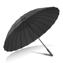 High-quality 24 Bone Umbrella Man Women Long-handled Manually Windproof Outdoor Big Sunny Rain Umbrella 2024 - buy cheap