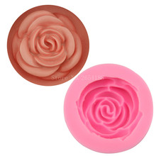 Big Flower Rose Plant Silicone Fondant Soap 3D Cake Mold Cupcake Jelly Candy Chocolate Decoration Baking Tool Moulds FQ1769 2024 - buy cheap