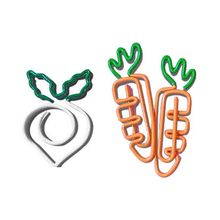 Rabanete vegetal dos desenhos animados em forma de cenoura clipe de papel cores brilhantes foto clipe bookmark diy artesanal decoração papelaria escola 2024 - compre barato