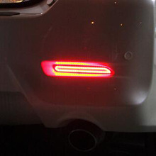 2pcs Car LED Rear Bumper Light/rear fog lamp/Brake Light for 2010-2014 CAMRY REIZ SIENNA ALPHARD AVALOV INNOVA VENZA 2024 - buy cheap