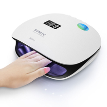 SUNUV 48W SUN 4S LED UV Nail Light Nail Dryer Nail Lamp Professional Manicure Gel Varnish Drying Phototherapy Curing Tool 2024 - buy cheap