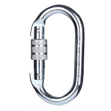 O-Shape Rock Climbing Carabiner Heavy Duty Connector Sport Main Lock Screwgate O Buckle Dog Hammock Mountaineering Caving Clip 2024 - buy cheap