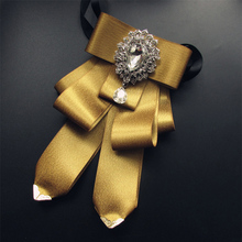 Pajarita Vintage para hombre, Pajaritas de boda de diamante, accesorios, corbata de mariposa, corbata para hombre, novedad de 2019 2024 - compra barato
