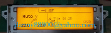 Tela de apoio usb duplo-zona ar bluetooth monitor amarelo 12 pinos para peugeot 307 407 408 tela citroen c4 c5 2024 - compre barato