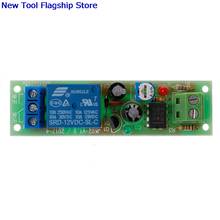 NE555 реле постоянного тока 12 В, таймер, Регулируемая задержка, выключение, переключатель, реле времени, модуль 2024 - купить недорого