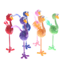 Ostrich-Bolígrafo de material de papelería para estudiantes, Color aleatorio, dibujos animados creativos 2024 - compra barato