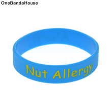 OBH 50 шт. аллергический Силиконовый браслет с аварийной гайкой для защиты ваших детей в любое время 2024 - купить недорого
