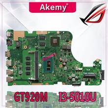 Akemy X555LD Laptop motherboard Para Asus X555LD X555LDB X555LB X555L X555 Teste Mainboard original 4G-RAM I3-5010U/5005U GT920M 2024 - compre barato