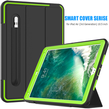 For iPad Air 3 10.5 2019 Case For new iPad Pro 10.5" Tablet Kids Safe Shockproof Silicone Hard Stand Shell waterproof Case +Gift 2024 - buy cheap