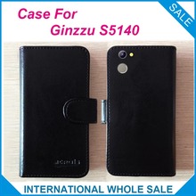 Hot! 2016 S5140 Case Ginzzu Phone,6 Colors High Quality Leather Exclusive Case For Ginzzu S5140 Cover Phone Tracking 2024 - buy cheap