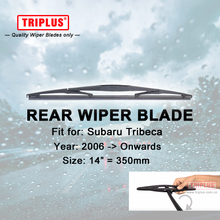 Rear Wiper Blade for Subaru Tribeca (2006-Onwards) 1pc 14" 350mm,Car Rear Windscreen Wipers,for Back Window Windshield Blades 2024 - buy cheap