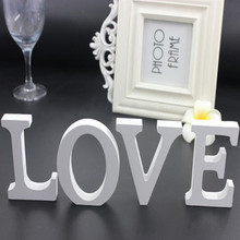 1pc 8cm branco letras de madeira inglês alfabeto diy nome personalizado design arte artesanato casamento decoração da casa letras decoração do quarto 2024 - compre barato