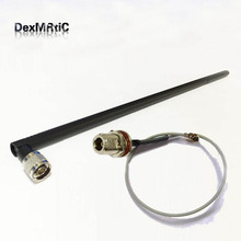 2.4GHz 12dBi high gain Omni WIFI Antenna N male for Wireless Router 45cm +N type female bulkhead switch ufl/ipx RF cable 2024 - buy cheap