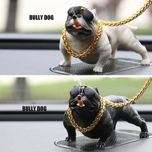 New Car Dog Decoration Creative Personality High Grade Auto Interior Fashion Simulation Dog Doll Interior Ornaments 2024 - buy cheap