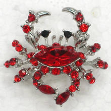 Red Rhinestone Crab Pin brooches C786 C 2024 - buy cheap