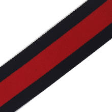 5 ярдов, 30 мм, черная, Красная Эластичная лента для шитья одежды 2024 - купить недорого