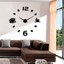 Fashion Watches Arrival Quartz Wall Clocks 3D DIY Big Wall Clock Mirror Wall Sticker DIY Living Room Home Decor Modern 2024 - buy cheap