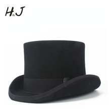 13,5 CM negro top de plumas sombrero para las mujeres los hombres Steampunk sombrero Fedora sombrero gafas de fiesta sombrero para Cosplay, S, M, L, XL 2024 - compra barato