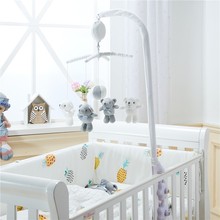 Brinquedo de urso, berço e brinquedo infantil, chocalhos, brinquedos para bebês de 0-12 meses, brinquedo móvel de música com suporte 2024 - compre barato