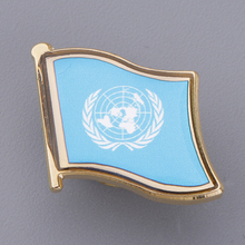 United Nations Flag Pin Badge for Man Woman Lapel Badge Decorations Pride 2024 - buy cheap