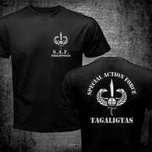 2019 Summer New Philippines Police Saf Special Action Force Ctu Unit Swat Military T-Shirt Double Side Tees 2024 - buy cheap