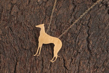 Трендовое персонализированное ожерелье для собаки Saluki золотистого и серебряного цвета, серое ювелирное ожерелье 2024 - купить недорого