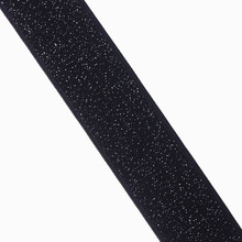 30mm Elastic Black Glitter Ribbon Tape Trim Band Webbing Applique Sewing Supplies cinta for Costume Strap Hairband 40y/T1154 2024 - buy cheap