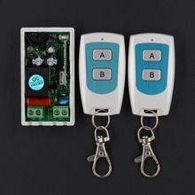 AC 220V 1CH 10A Wireless Remote Control Lighting Switch System Receiver Transmitter 2 Buttons Waterproof Remote 315mhz 433.92mhz 2024 - buy cheap