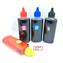 Yotat kit de recarga de tinta corante 4*100ml, para cartucho de tinta hp ou ciss 2024 - compre barato