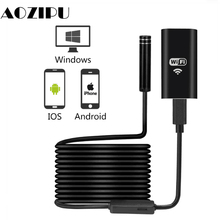 WIFI Endoscope Camera Mini IP67 Waterproof Soft Cable Inspection Camera 8mm USB Endoscope Borescope IOS Endoscope For iPhone 2024 - buy cheap