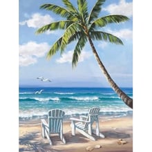 5d diamante artesanato pintura praia seascape diy cubo rubik diamante bordado mosaico presente arte da parede diamante decoração 2024 - compre barato