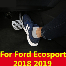 Car decoration anti-skid throttle accelerator pedal brake pedal interior pedal Auto Accessories For Ford Ecosport 2018 2019 2024 - buy cheap