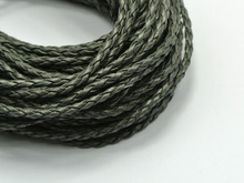 32.8 Feet Grey BOLO Braided Leatheroid String Jewelry Cord 3mm 2024 - buy cheap