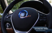 For BMW X1 e84 f48 X3 f25 X4 f26 X5 e70 f15  X6 e71 f16 /3 4 5 f10 7 series f01 3GT 5GT Steering Wheel Centre Logo Cover Trim 2024 - buy cheap