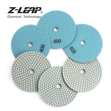 Z-LEAP 4 Inch 6pcs Diamond Polishing Pads Resins bond 100mm Marble Polishing Discs Abrasive Wheel Polish Pad Granite Tool 2024 - buy cheap
