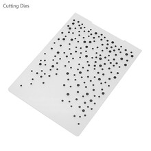 2019 Big Round Dots Plastic Embossing Folder For Scrapbook DIY Album Card Making Plastic Template Stamp Paper Crafts Decoration 2024 - buy cheap
