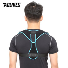 AOLIKES Back Posture Corrector Clavicle Spine Back Shoulder Lumbar Brace Support Belt Posture Correction Prevents Slouching 2024 - buy cheap