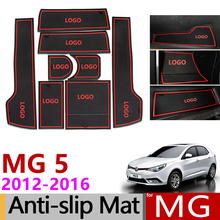 Anti-Slip Gate Slot Mat Rubber Coaster for MG5 2012 2013 2014 2015 2016 MG 5 Accessories Car Stickers Car Stickers 8PCS/Set Red 2024 - buy cheap