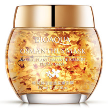BIOAQUA Natural osmanthus Sleeping Mask Hydrating Oil Control Bright Petals Mask Skin Care 2024 - buy cheap