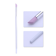 7Pcs Nail Liner Brushes UV Gel Acrylic Painting Brush Cuticle Remove Silver Handle Copper Drawing Pen  Nail Tool Kit 2024 - buy cheap