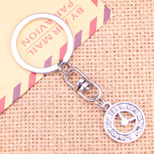 20pcs New Fashion Keychain 17mm death clock Pendants DIY Men Jewelry Car Key Chain Ring Holder Souvenir For Gift 2024 - buy cheap