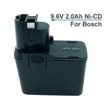 Сменный аккумулятор для электроинструмента Bosch, 9,6 В, 2,0 Ач, Ni-CD, 2000 мА/ч, BAT001 2607335037 2607335469 2610910400, BAT001, 2024 - купить недорого