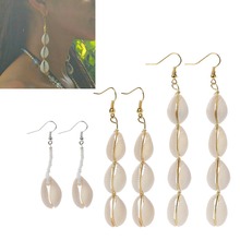 Natural Shell Dangle Earrings for Women 2019 Summer Newest Shells Beach Jewelry Travel Earring Female 3 Style 2024 - buy cheap