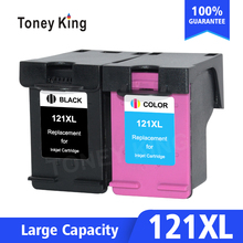 Toney King 121XL cartucho de repuesto para HP121 121 cartucho de tinta para impresora HP Deskjet D2563 F4283 F2423 F2483 F2493 2024 - compra barato
