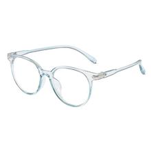 Fashion Women Glasses Resin Lens Metal Eyeglasses Optical Unisex Plain Glasses Frame Eyewear 2024 - buy cheap