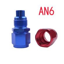 AN-6 6 AN Aluminum Straight Enforced Oil / Fuel Fitting Adapter 0 Degree High Quality AN 6 Reusable Hose End Fitting Adaptor 2024 - buy cheap