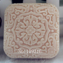 wholesale!!!1pcs Lace & Square (zx63) Silicone Handmade Soap Mold Crafts DIY Mould 2024 - buy cheap