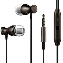 Гарнитура наушники-вкладыши Наушники с микрофоном 3,5 мм стерео Hi-Fi наушники для iPhone Xiaomi samsung huawei MP3 MP4 PC 2024 - купить недорого