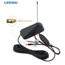 Leewa antena automotiva mcx active tv, com amplificador embutido, # ca945 2024 - compre barato