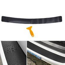 104CM SUV Car Rear Bumper Guard Trunk Cover Carbon Fiber Protector Sticker Decal 2024 - buy cheap